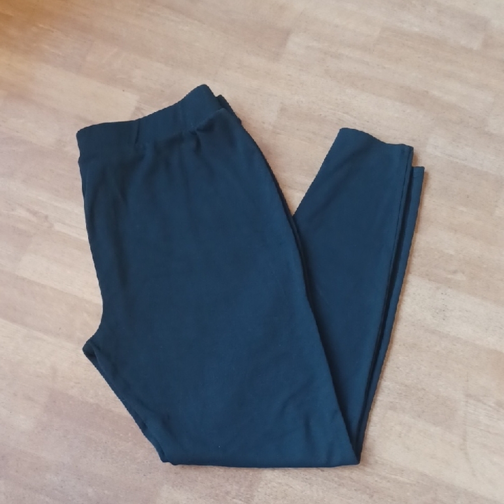 Girl With Curves Black Leggings Size XLT